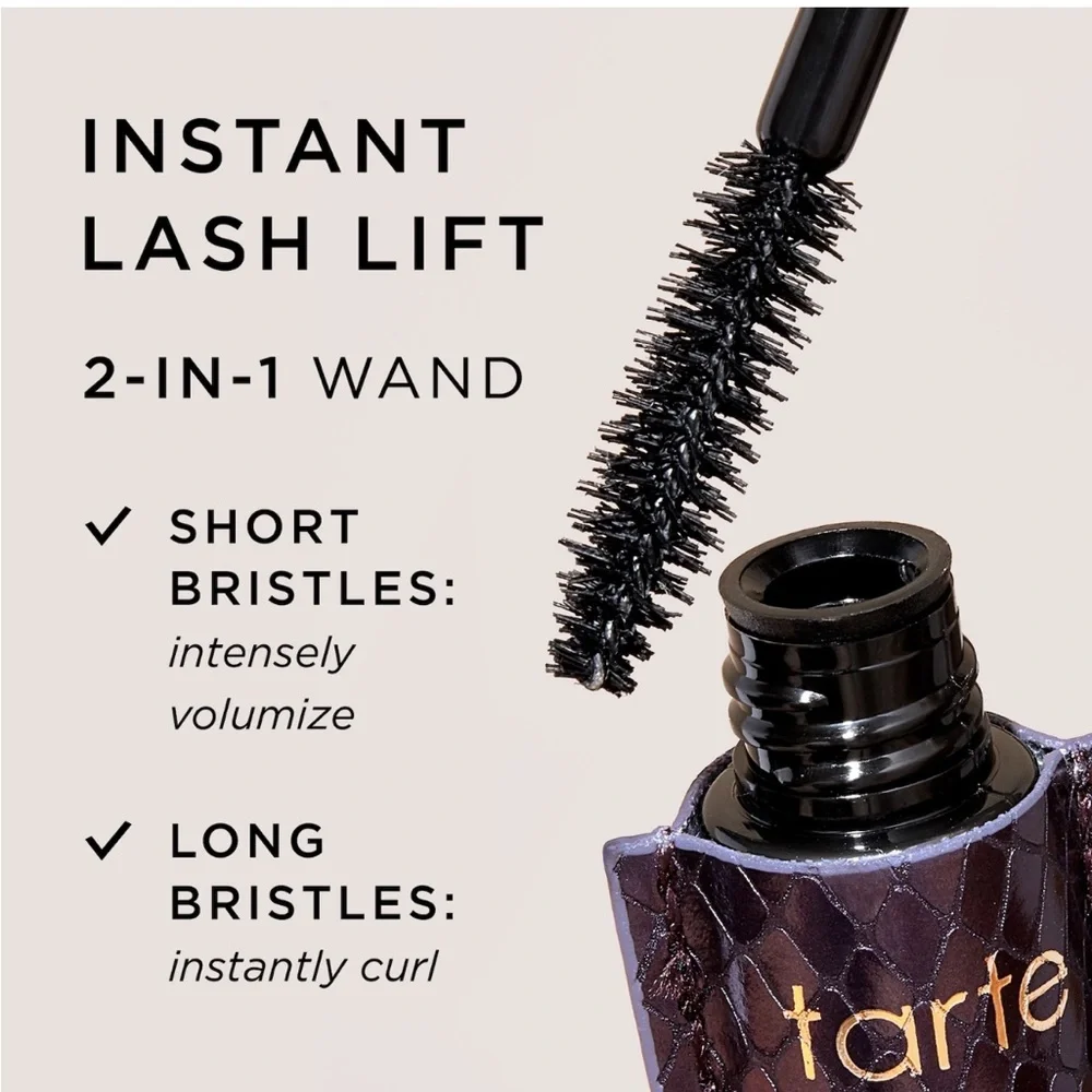 3/$20💗 Tarte Lights Camera Lashes Volumizing Mascara in Black Mini 5 ml